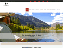 Tablet Screenshot of missoulianangler.com
